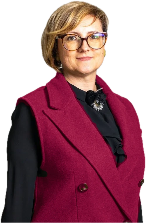 Avocat Simona Jeflea, în cabinetul din Sibiu